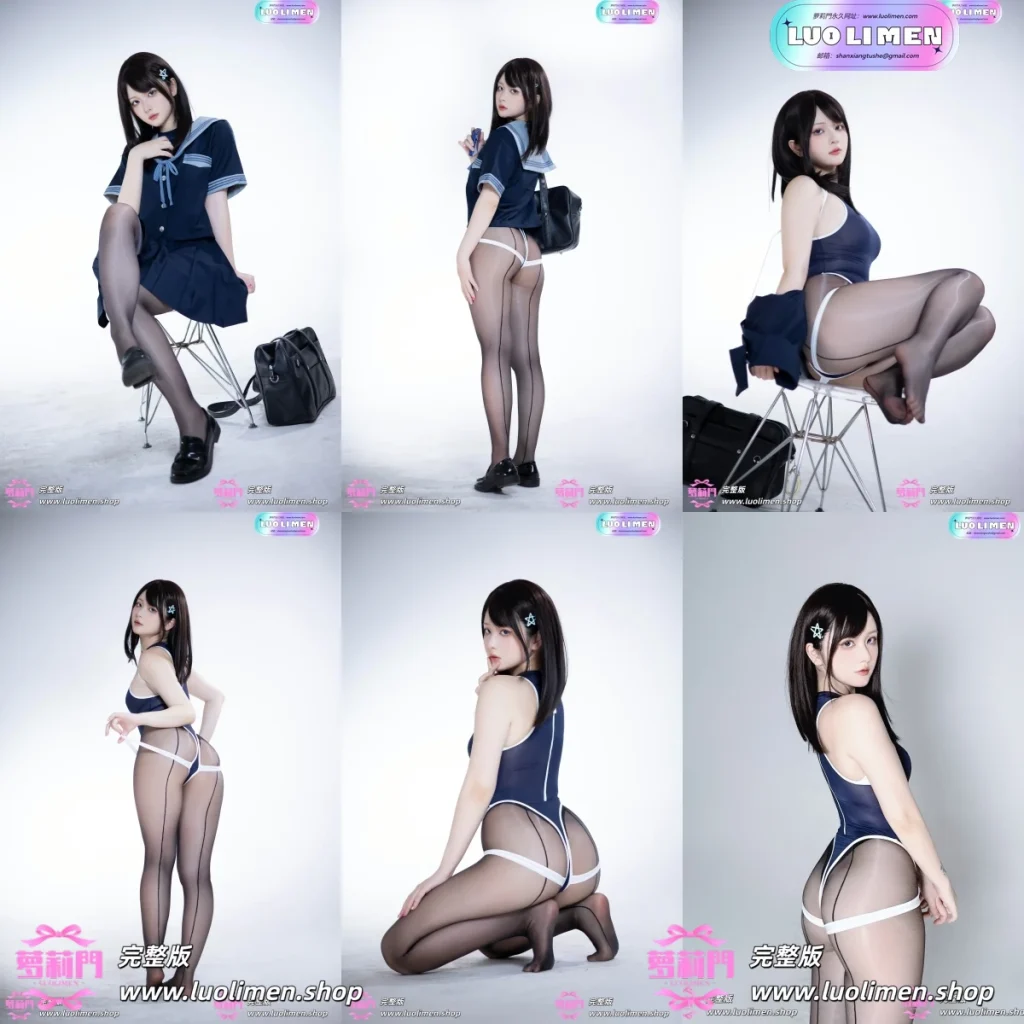 屿鱼 NO.045 蔚蓝档案 竞泳 [28P-108MB]-萝莉门 LUOLIMEN